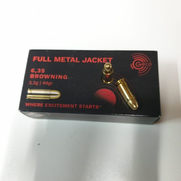 GECO FULL METAL JACKET-CALIBER 6,35